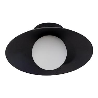 Imagem de Plafon Cuia Sobrepor 25cm P/Led G9 Bella Iluminação St2845 (Preto)