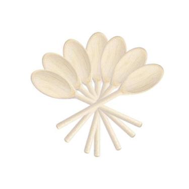 Imagem de Kit Colheres de Madeira Eucalipto 24 cm - Stolf, 50un