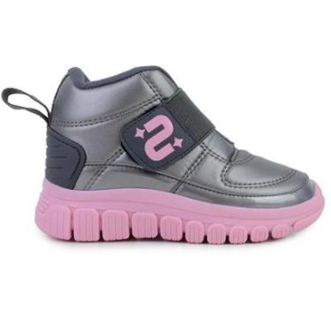 Imagem de Tênis Infantil Feminino Novopé Prata - 1289-Feminino
