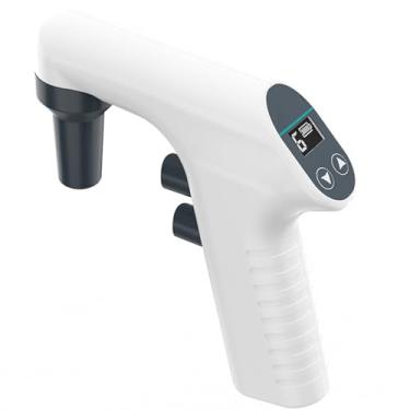 Imagem de Pipeta eletrônica de laboratório, pipeta elétrica de grande capacidade de 0,1-100 ML, 6 velocidades ajustáveis, 2 modos de dispensação, display LCD, adequada para bioquímica