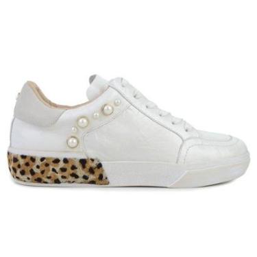 Imagem de Tênis Feminino Cecconello Casual Couro Branco Off - 2618002-Feminino
