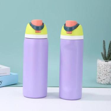 Imagem de Garrafa Termica 570ml/720ml/960ml Compacta Com Alça e 2 bicos Ideal Es