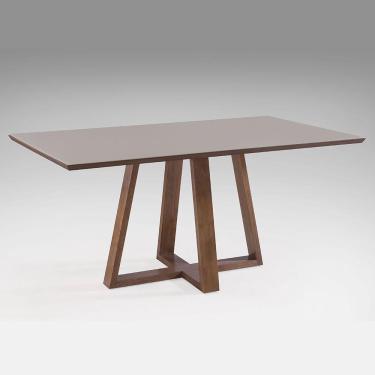 Imagem de Mesa de Jantar Paris Largura 140cm Laca Avelã