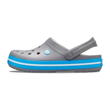 Imagem de Sandália, Crocs, Crocband, Charcoal/ocean, 39, Adulto Unissex