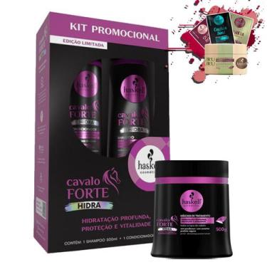 Imagem de Promopack Haskell Cavalo Forte Hidra e Máscara 500gr