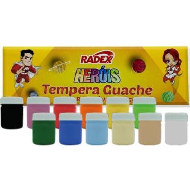Imagem de Tinta Guache 15ml 12 Cores - Radex