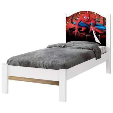 Imagem de Cama Solteiro Reforçada Adesivada Desenho de Personagens Meninos Menin