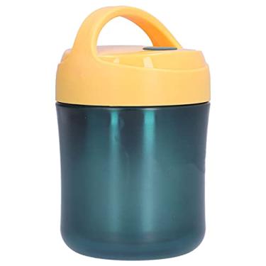 Imagem de Akozon 500ml Sopa Portátil Sopa Sop Spoon Thermo - Conjunto de Contêineres de Alimentos Em Aço Inoxidável, Acessórios para Cozinha Infantil, Lancheira Isolada e Gente de Sopa de Berçário (Amarelo)