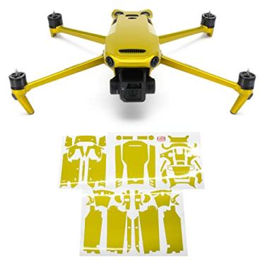 Imagem de WRAPGRADE Adesivos de pele completa para DJI Mavic 3 / Mavic 3 Classic (amarelo limoncino)