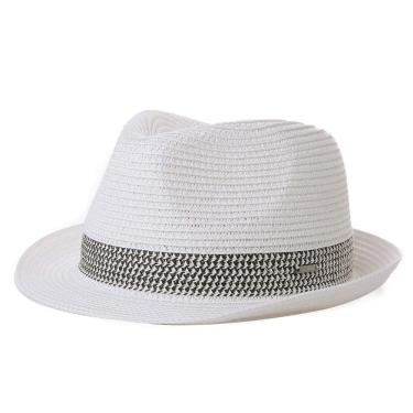 Imagem de Chapéu Fancet Packable Straw Fedora Panama Sun Beach Masculino e Mulher