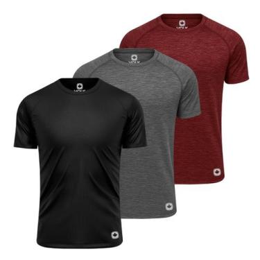 Imagem de Kit 3 Camisa Térmica Proteção Frio e Calor UV+ Segunda Pele - Volk, Pr