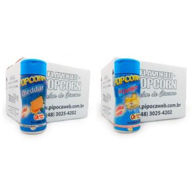 Imagem de Temperos Para Pipoca 24 Un - Cheddar E 4 Queijos - Flavored Popcorn