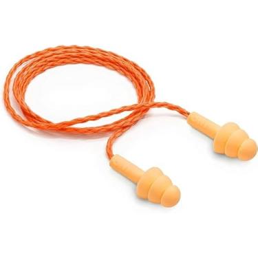 Imagem de Kit com 20 pares de Protetor Auricular Silicone Pomp Plus com cordão