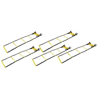 Imagem de Escada Agilidade KL Master Fitness 5 Unidades 10 degraus, Amarelo