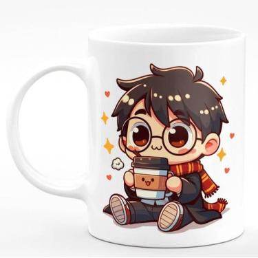 Imagem de Caneca de Porcelana Harry Potter 325ml Glow Cloud - PRMUG
