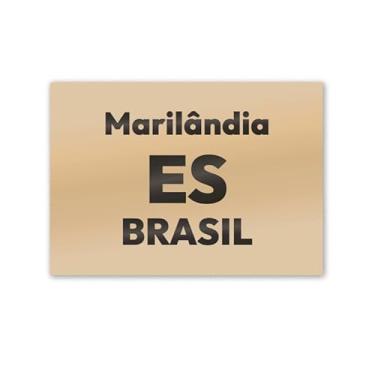 Imagem de Imã de Geladeira Marilândia Espírito Santo MDF 8cm x 5cm