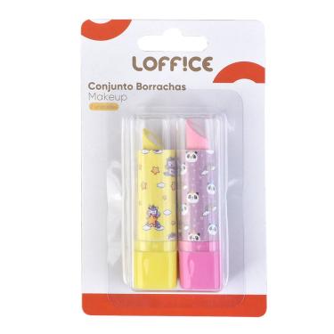 Imagem de Conjunto de Borracha com 2 Unidades Loffice Sortido