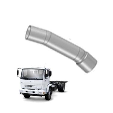 Imagem de Tubo Saída Intermediário 3" p MB 1318 1718 até 2011 - Euro 3 - Fabbof