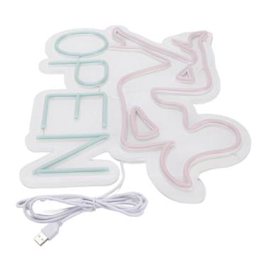 Imagem de Garosa LED NEON SIGN Pinkish Blue Light Board USB Desenvolvimento Acrílico para o Clube de Bares Open para a Festa de Restaurante Shop ACRYL 16,5 X 12,4in