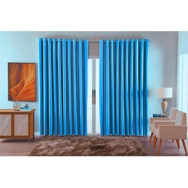 Imagem de cortina ellegance quarto sala blackout em tecido 4,00x2,80 - B.F CONFE