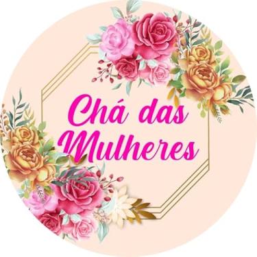 Imagem de Painel Festa Redondo C/Elastico 1,50m Chá das Mulheres (CHMULH012)