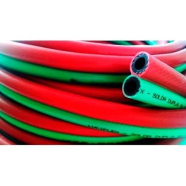 Imagem de Mangueira Solda Dupla 5/16 Para Maçarico 05 Mts a 20Mts (20m)