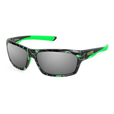 Imagem de Óculos de sol polarizados para pesca Mondo Optics Smallie Spotters da Catch Co Googan Squad, Black/Grey Lens, adult