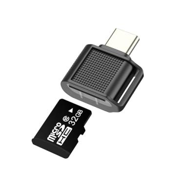 Imagem de Leitor de cartão USB C para micro SD para iPhone 16 15 Pro Max Câmera digital TF Adaptador de transferência de foto de memória Android tipo C MacBook para iPad Flash Drive Stick Armazenamento externo