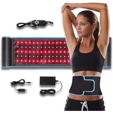 Imagem de Cinto De Terapia De Luz Vermelha, Cinto De Terapia De Luz Infravermelha Próxima Almofada Flexível Para Reparo De Tecido De Perda De Peso, Resolve Inflamação, Alivia Dores Nas Articulações E