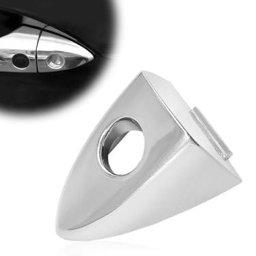 Imagem de SYudwen Maçaneta dianteira esquerda do lado do motorista fechadura da tampa do bisel guarnição do orifício da chave compatível com H0nda Accord 2013-2017, Clarity 4 portas 2017-2018 etc, tampa do