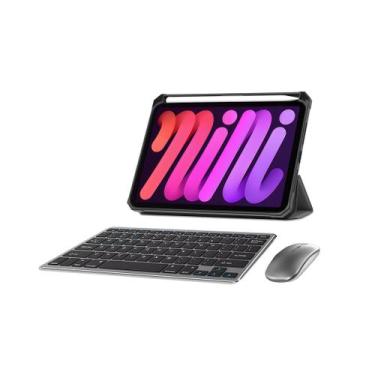 Imagem de Teclado E Mouse Bluetooth Recarregável compatível com iPad Mini 6 A256