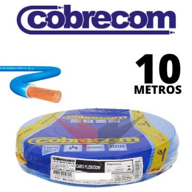 Imagem de Cabo De Energia Bitola De Cobre Antichamas 6,0mm 10 Metros - cobrecom