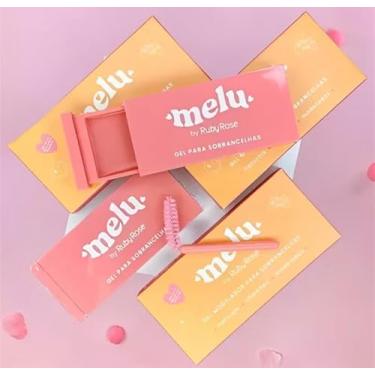 Imagem de Melu by Ruby Rose Gel Modelador para Sobrancelhas, Incolor, com Escovinha, Textura Leve