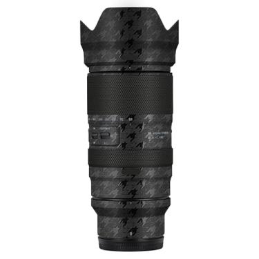 Imagem de Adesivo de lente de câmera antiarranhões para Tamron 50-400 mm F4.5-6.3 adequado para Nikon Mount Coat Wrap película protetora capa 50 400 (Plover Black)