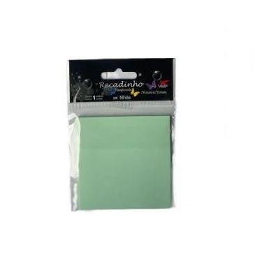 Imagem de Bloco Adesivo Vmp 76x76 Transparente Verde