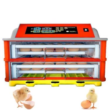 Imagem de Chocadeira de ovos para chocar pintinhos, reposição automática de água, controle de umidade, tela digital de LED, chocadeira de aves para chocar galinhas, patos, gansos e pássaros