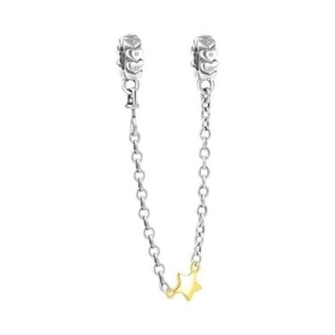 Imagem de Corrente de Prata 925 com Pingente Trevo - Para Pulseiras Pandora, A72