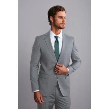 Imagem de Terno Liso PV - Cinza Claro - HIGHSTIL, Cinza, 52M