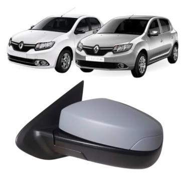 Imagem de Retrovisor Logan Sandero 2014 2015 2016 A 2019 Com Controle