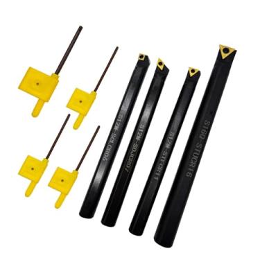 Imagem de Zouzmin S12M-SCLCR06 S12M-SDJCR07 S16Q-STUCR16 S12M-STFCR11 Barra de mandrilar intercambiável com CCMT060204 DCMT070204 TCMT16T304-MA TCMT110204 Torneamento de carboneto Inserção