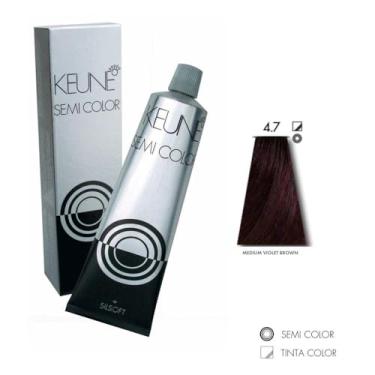 Imagem de Keune Semi Color Coloração 60ml - 4.7 Castanho Médio Violeta