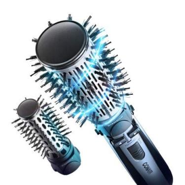 Imagem de Conair Escova Rotativa Air Brush Diamante Brilho (110 Volts) - Secador de Cabelo com Duplo Sistema de Rotação e 900 Watts de Potência