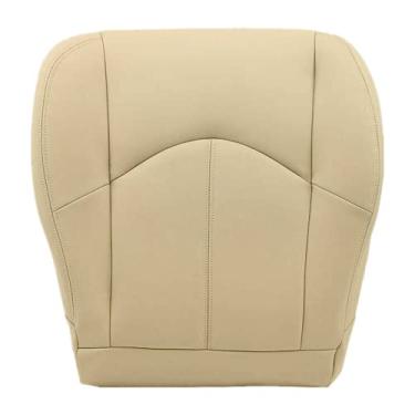 Imagem de GXARTS Capa de assento de substituição inferior de couro do lado do motorista ou do passageiro TAN compatível com Lexus RX300 1999 2000 2001 2002 2003