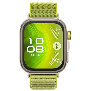 Imagem de Smartwatch Huawei Watch Fit 4 Pro Verde com 1,82&quot;, Pulseira de Nylon, Bluetooth e 32GB