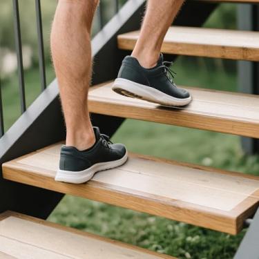 Imagem de LadyRosian Degraus de escada para ambientes externos, antiderrapante, pacote com 15, transparente, 15,2 cm x 76,2 cm, fita adesiva resistente ao clima, tiras antiderrapantes à prova d'água