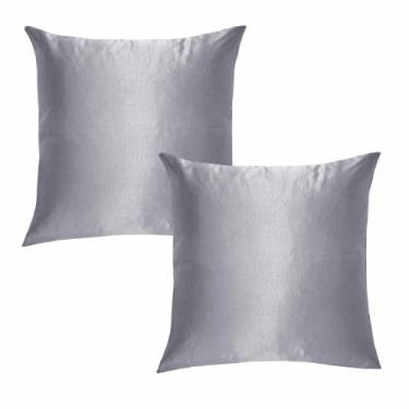 Imagem de Kit Capa de  Almofada Solaris  02 Peças Tecido Grosso 45cm x 45cm - Pa