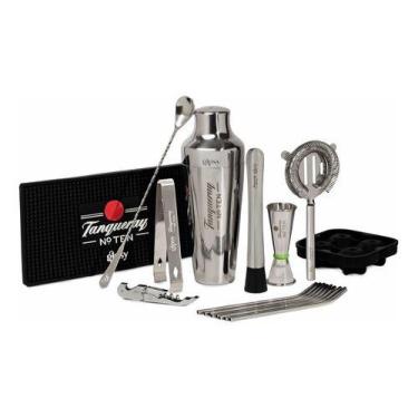 Imagem de Kit Home Bar 17 Peças Bebidas Tanqueray Drink Luxo Aço Inox - Oster