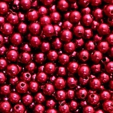 Imagem de PÉROLA DE ABS LISA Nº 06 20G PEROLA 6 MM - LADEIRA BIJUTERIAS, MARSALA