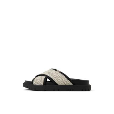 Imagem de Roxy Sandália feminina capri Slide, Creme/preto, 41