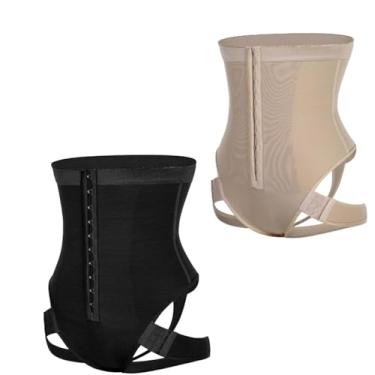 Imagem de 2-em-1 Pêssego Bumbum Curvilíneo Shaper, Shapewear Controle De Barriga Levantamento De Bumbum Para Mulheres, Corset Trimmer Shaper Belt, 2pcs, XL